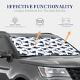 thumbnail image 4 of Fotbe Party Shark Cute 2-Piece Car Windshield Sun Shade | Sun Blocker for Car Windshield | Foldable Automotive Interior Accessories for Sun Protection-Small, 4 of 7
