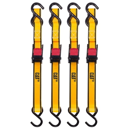 Cat 4 Piece 1 Inch x 15 Feet Cam Buckle Strap Set (400/1200) - 980178N