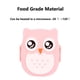 thumbnail image 3 of Caja de almuerzo, caja de almuerzo portátil de plástico con diseño de búho de dibujos animados, recipiente de almacenamiento seguro para microondas para ensalada, rosa (900 ml) oso de fresa  Hogar, 3 of 5