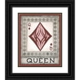 thumbnail image 1 of Shamp, Cindy 26x31 Black Ornate Wood Framed with Double Matting Museum Art Print Titled - Queen, 1 of 4