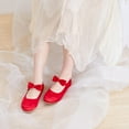 thumbnail image 2 of Toddler Flower Girl Dress Shoes - Girl Ballet Flats Party School Shoes Wedding, 2 of 6