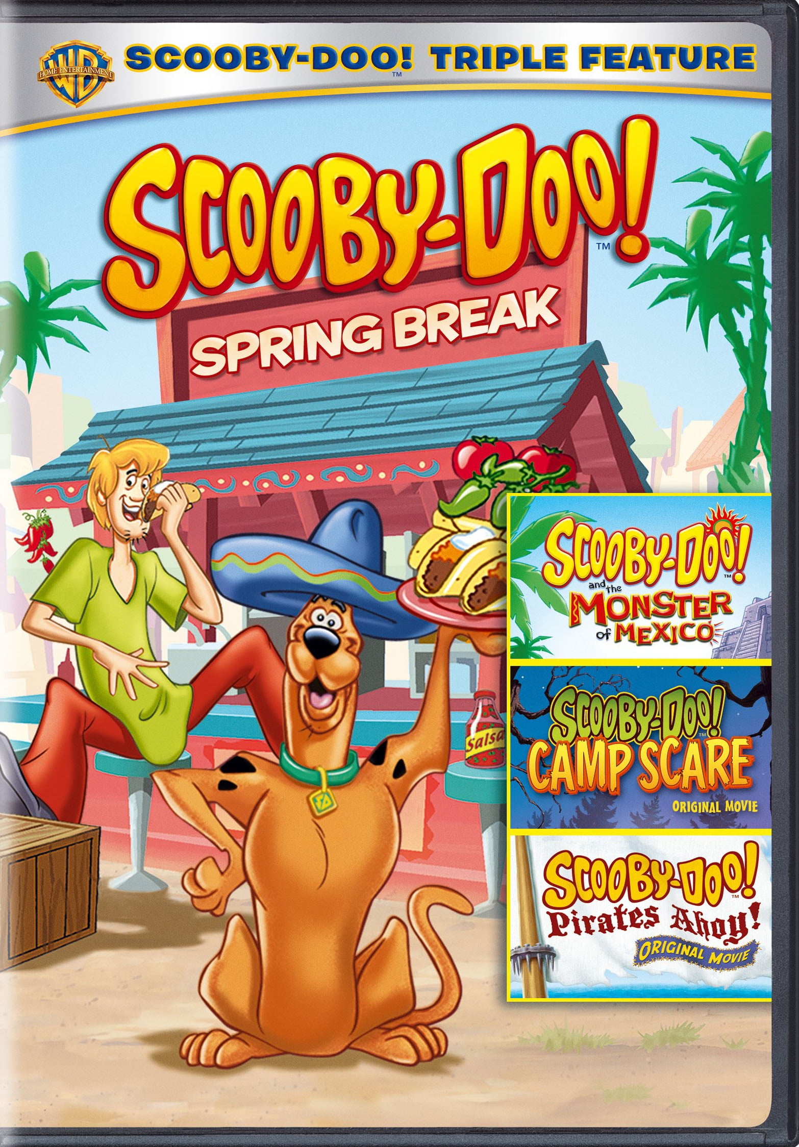 Scooby-Doo Spring Break Triple Feature (Scooby-Doo and the Monster of Mexico / Scooby-Doo Camp Scare / Scooby-Doo Pirates Ahoy!) (DVD)