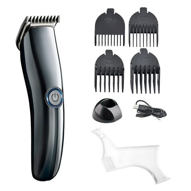 Hair Cutting Kit USB Charging Hair Clipper Hair Trimmer 3-6-9-12mm Guide  Comb Beard Shaping & Styling Template