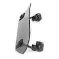 thumbnail image 5 of Motorcycle Adjustable Clip On Windshield Extension Spoiler Wind Deflector Gray, 5 of 5