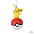 thumbnail image 3 of Hallmark Pokemon Pokemon with Ball Christmas Ornament, 3 of 3