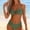 Green, variant on Sentmoon Two Piece Swimsuit for Women Bikini Plus Size Women's Swimsuits Curvy Solid Color Spaghetti Strap Women Bathing Suit Beach Vacation Essentials for Vacation and Resort Wear S