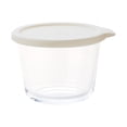 thumbnail image 3 of Small Food Storage Container,Glass Bowls with Airtight Lids,Airtight Leak Proof,Stackable Custard Cups Prep Bouillon Cups and Mixing Bowls For Dips Candy Dessert,Microwave Safe(White 11x7cm), 3 of 7