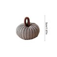 thumbnail image 3 of Calabazas de tela suave de 5 cm | Adornos colgantes preciosos para Halloween, Acción de Gracias y otoño | Juego de 1 | Rosa/Beige/Rojo/Marrón/Morado/Naranja/Gris/Verde, 3 of 6