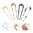 thumbnail image 2 of 12 pcs Women Pins Accessories Vintage Hair Acetate Chignon French Pin for HanfPrinting Updo Clips Cos Cellulose Hairpins Chopsticks Forks Antique Retro Elegant Hairpin Simple, 2 of 5