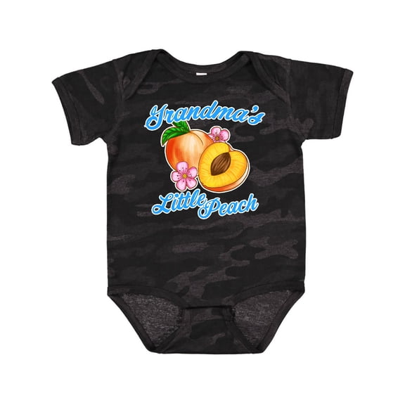 Inktastic Grandmas Little Peach Girls Baby Bodysuit