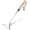 Wooden Handle, variant on Crack Weeder, 13.5" Stainless Steel Crevice Weeding Tool with Wooden Handle, L-Shaped Side-Walk Weed Puller Spatula, for Garden Lawn Yard Patio Terrace Paving Garden Tool