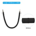 thumbnail image 2 of Unique Bargains 5 Feet Black Velvet Stanchion Rope, Crowd Control Barrier Rope with Snap Hook, Golden, 2 of 6
