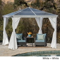 Christopher Knight Home Outdoor Shade Christopher Knight Home Aruba Outdoor 10 Ft Aluminum Gazebo With Hardtop By
