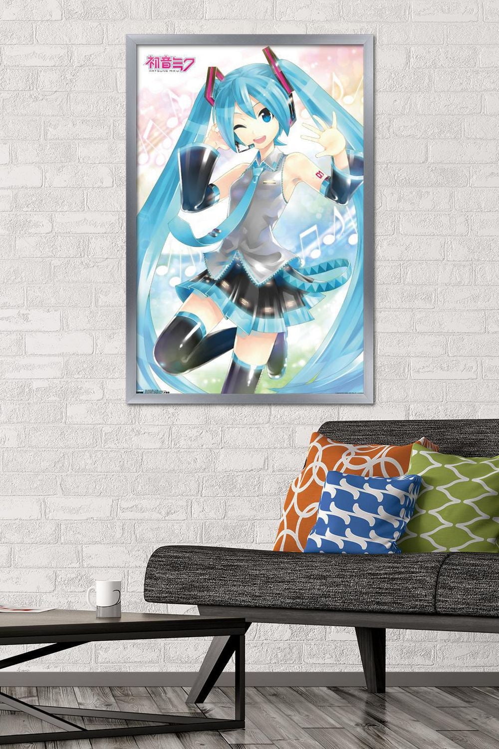 Hatsune Miku - Waving Wall Poster