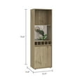 thumbnail image 4 of Depot E-Shop Dallas Bar Cabinet Light Oak, 4 of 7