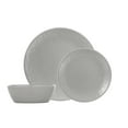 thumbnail image 2 of Dinnerset 12PC Grey Linen Embossed, 2 of 2