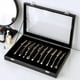 thumbnail image 3 of 2X Caja Organizadora de Collares con 20 , Vitrina para Collares, Bandeja para Joyas, Soporte para Almacenamiento de Collares con Tapa Transparente, 3 of 5
