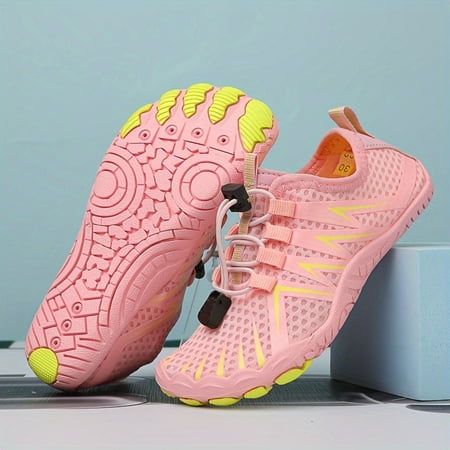 

SHZHRUKUNSHM Breathable and Lightweight Women‘s Mesh Water Shoes for Hiking Running Cycling and Swimming - Quick-Dry Beach Volleyball Sports Sneakers with Non-Slip Sole