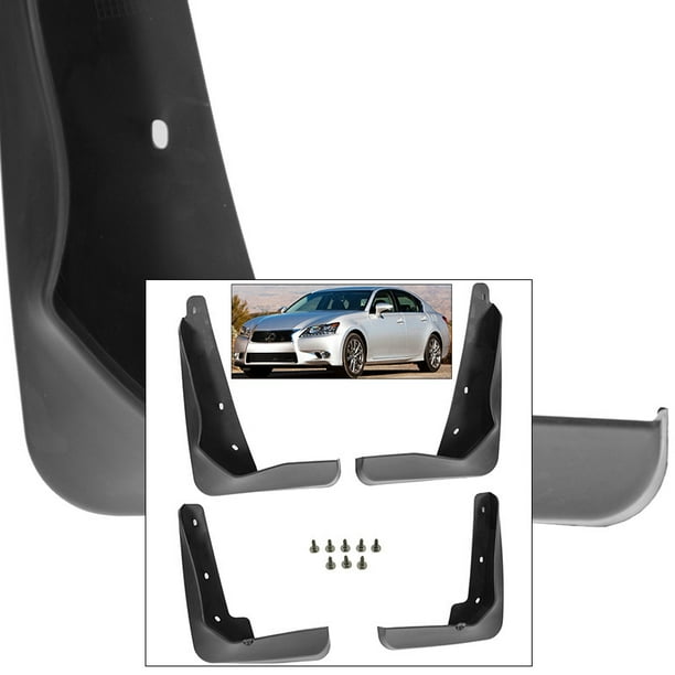 Front Rear Mud Flaps Splash Guards 20132016 Lexus GS350 GS200T GS450H