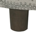 thumbnail image 2 of Wooden Ottoman with Medallion Patterned Fabric Upholstery and Hidden Storage Gray- Saltoro Sherpi, 2 of 8