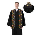 thumbnail image 4 of Fotbe Dinosaurs in Space Printed Class of 2024 Graduation Stole, 4 of 7