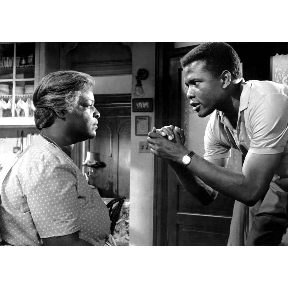 A Raisin In The Sun Claudia Mcneil Sidney Poitier 1961 Photo Print (14