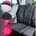 thumbnail image 6 of Todays Kids Car Seat Protector for Child Car Seat - Waterproof Car Seat Protector with Thick Padding, Seat Protector Under Baby Car Seat with 2 Pockets - Universal Car Seat Pad & Car Seat Mat - Black, 6 of 7