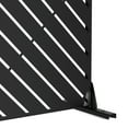 thumbnail image 7 of MAYEERTY 72"x47" Outdoor Privacy Screen with Stand Bernard Metal Balcony Decorative Screen,Black, 7 of 7