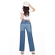 thumbnail image 5 of Pantalón Dama Pierna Ancha mezclilla Jeans Mujer azul acero 7, 5 of 6