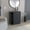 Black, variant on Concealed Storage - Keeps Bar Items Neat in Dining Room
