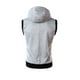 thumbnail image 5 of Chaqueta sin mangas Pop para hombre, abrigos con capucha y cremallera de retales, cortavientos para hombre, chaleco cálido, prendas de vestir, chalecos acolchados de Color sólido, Parka, 5 of 5