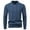 Blue|V-neck, variant on Men's Pullover Ribbed Knit Base Sweater Lapel Collar Golf Shirt Business Casual Tops Fall Winter Clothes for Men (M, Navy)