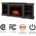 thumbnail image 5 of Real Flame Eliot 81" Grand Electric Fireplace TV Stand in Antique Gray, 5 of 9