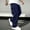 Navy, variant on Mens Cargo Baggy Pants Wide Leg Open Bottom Long Sweatpants For Men Fall Fashion Straight Leg Joggers Pants