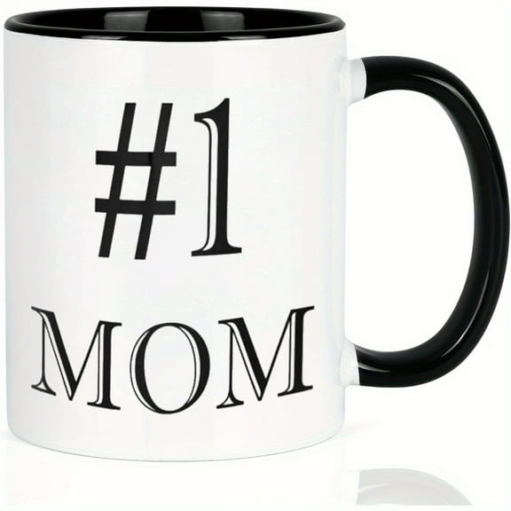 1pc, #1 Mom Coffee Mug | Worlds Best Mother Mug | Great Gift Idea For Mom Birthday Mothers Day