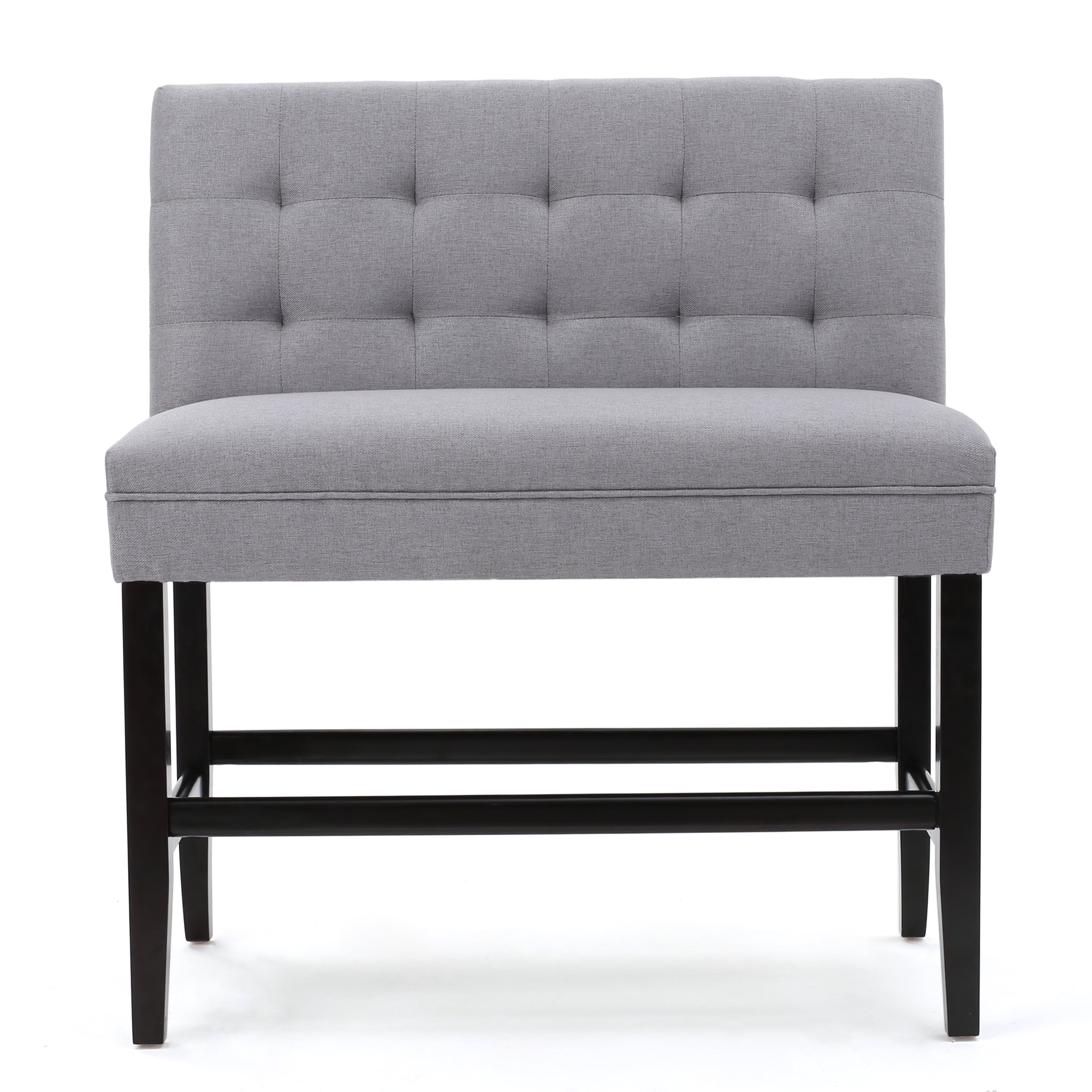 Paddy Tufted Fabric 26" Bar Stool Bench - Walmart.com