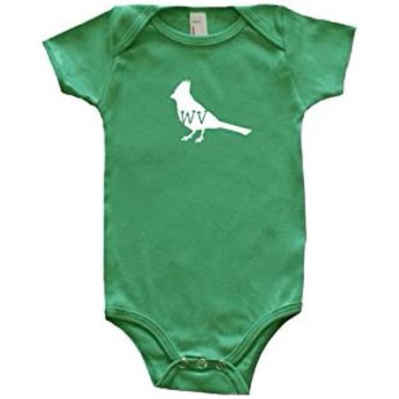 

West Virginia State Your Bird Baby Bodysuit