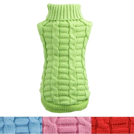 Dog Accessories Uk - Pet Dog Cat Warm Coat Knit Sweater Winter Clothes Apparel for Small Puppy