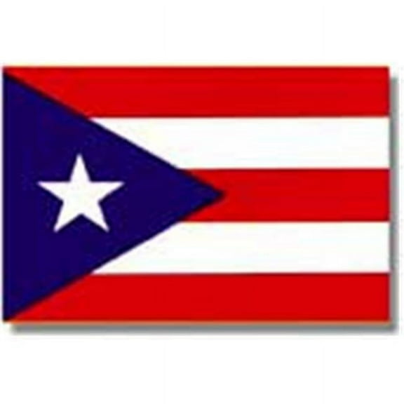 Annin Flagmakers 146770 4 ft. X 6 ft. Nyl-Glo Puerto Rico Flag