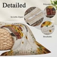 thumbnail image 3 of Vintage Sunflower Truck Throw Pillow Covers, Summer Botanical Pastoral Retro Art Soft Breathable Pillow Cases with Invisible Zipper, Toddler Pillowcases for Couch Bed Sofa Chair 12x20 Inches, 3 of 9