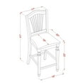 thumbnail image 3 of Atlin Designs 42" Fabric Bar Stools in Mahogany (Set of 2), 3 of 3