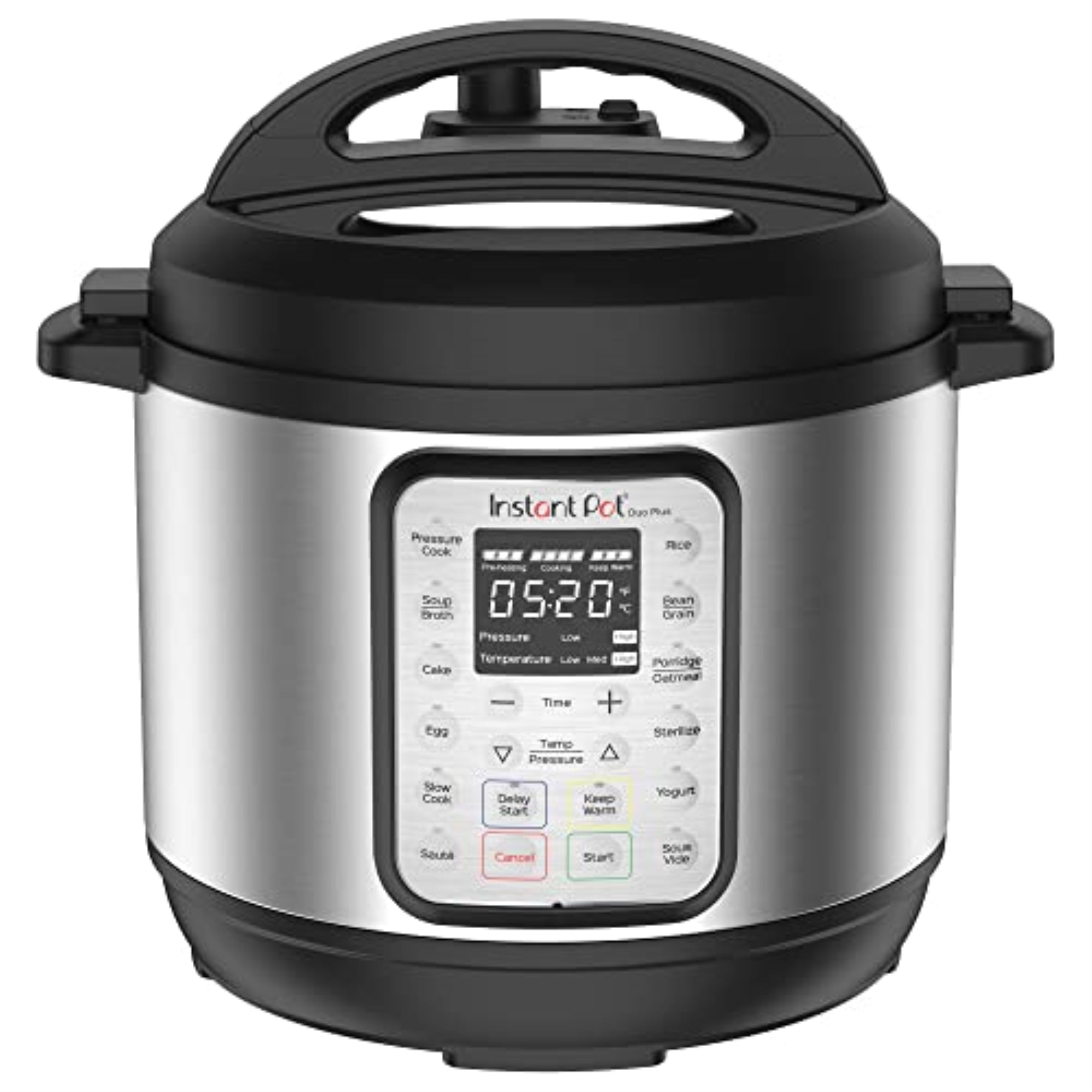 Instant Pot DUO Plus 8 Qt 9-in-1 Multi- Use Programmable Pressure Cooker, Slow Cooker, Rice Cooker, Yogurt Maker, Egg Cooker, Sauté, Steamer, Warmer, and Sterilizer - Walmart.com
