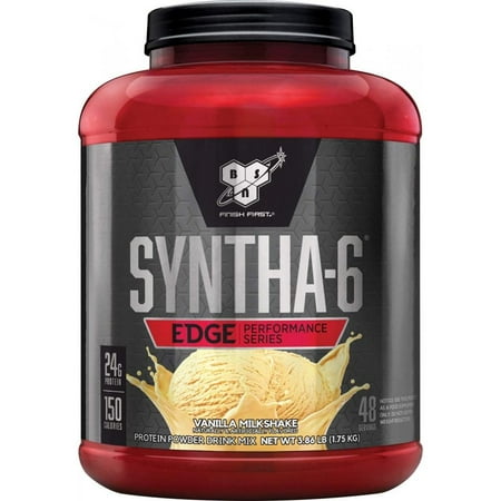 BSN Syntha 6 Edge Protein Powder, Vanilla Milkshake, 24G Protein, 3.86 (Syntha 6 Best Price)