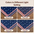 thumbnail image 7 of Design&I 8'x10' Washable Area Rug Stars Stripes Welcome Vintage Border Door Striped Patriotic Way Refined for Living Room, Family Extra Large Skid-Resistant Low Profile, 7 of 7
