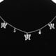 thumbnail image 3 of Collar de mariposa Hugo Collar de mujer plata, 3 of 4