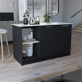 thumbnail image 2 of Pemberly Row Modern Engineered Wood Kitchen Island in Multi-Color, 2 of 6