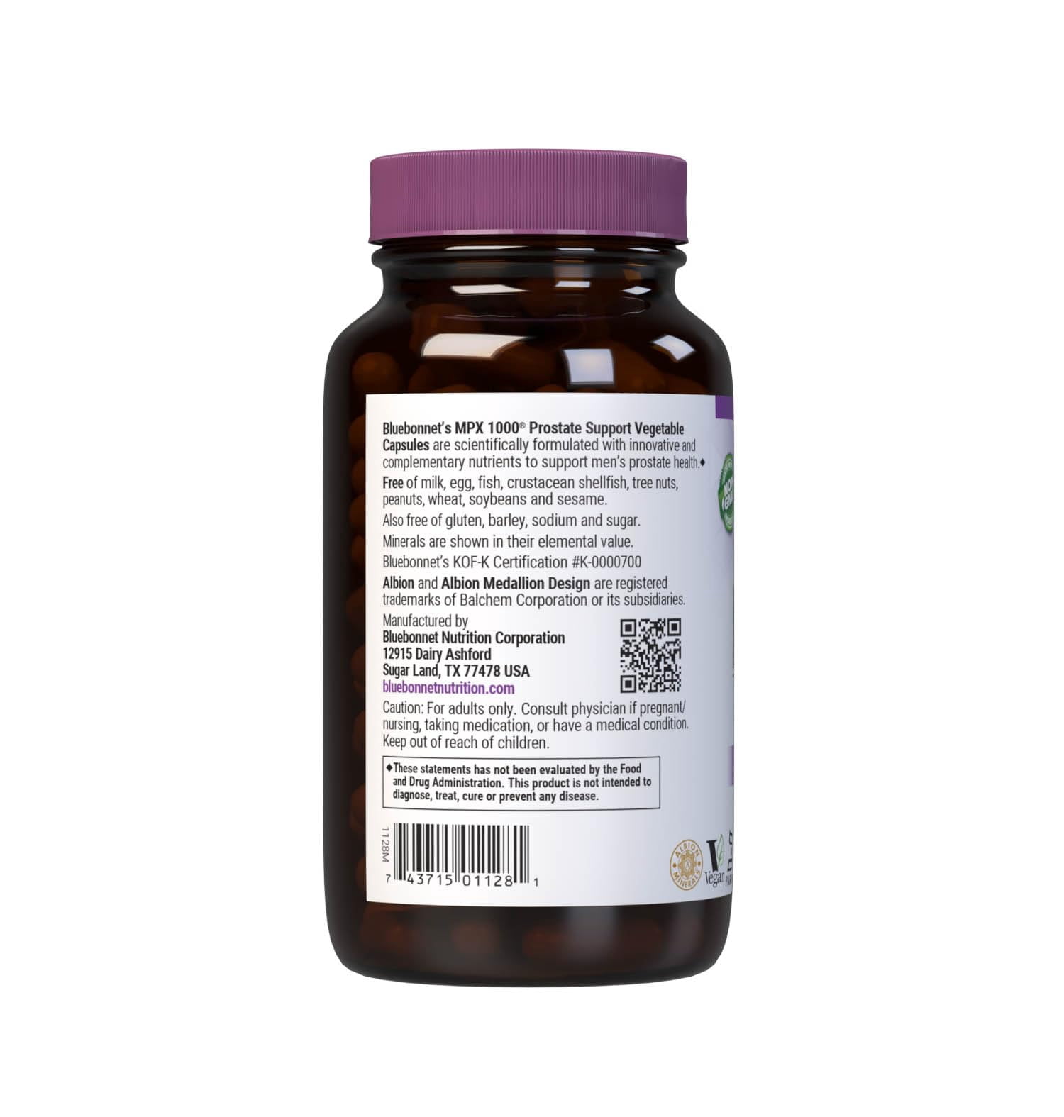 Bluebonnet Nutrition MPX 1000® Prostate Support, 120 Count