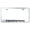 Chrome, variant on GMC Terrain Laser Etched Logo Stainless Steel License Plate Frame (Chrome)
