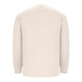 thumbnail image 6 of XUNKUSGA Womens Pullover Sweaters Long Sleeve Crewneck Dressy Shirt Fashion Hollow Out Lace Tunic Tops Casual Lightweight Fall Clothes Women's Clothing S-2XL, 6 of 7