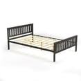 thumbnail image 2 of Topcobe Full Bed Frames, Wood Platform Mattress Foundation with Slat Support, No Box Spring Needed Platform Bed with Headboard, Easy Assembly, 2 of 6